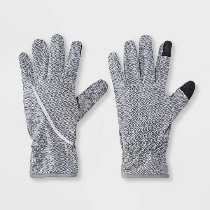 Women's Texture Glove With Reflective Trim - C9 Champion Black S/m, Size: