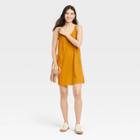 Women's Razor Back Knit Tank Dress - Universal Thread Yellow