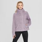 Women's Sweater Fleece Full Zip - C9 Champion Lilac Heather