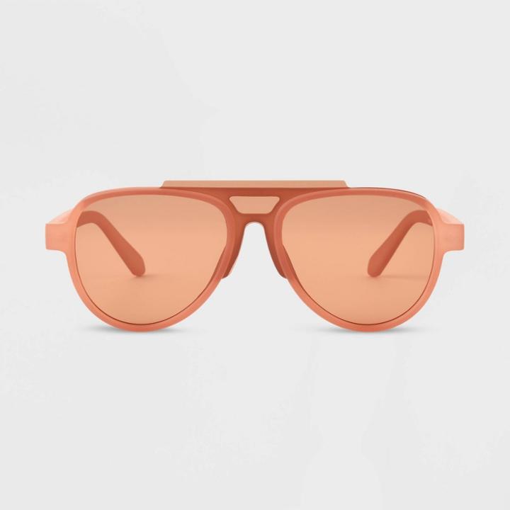 All In Motion Women's Plastic Aviator Polarized Sunglasses - All In