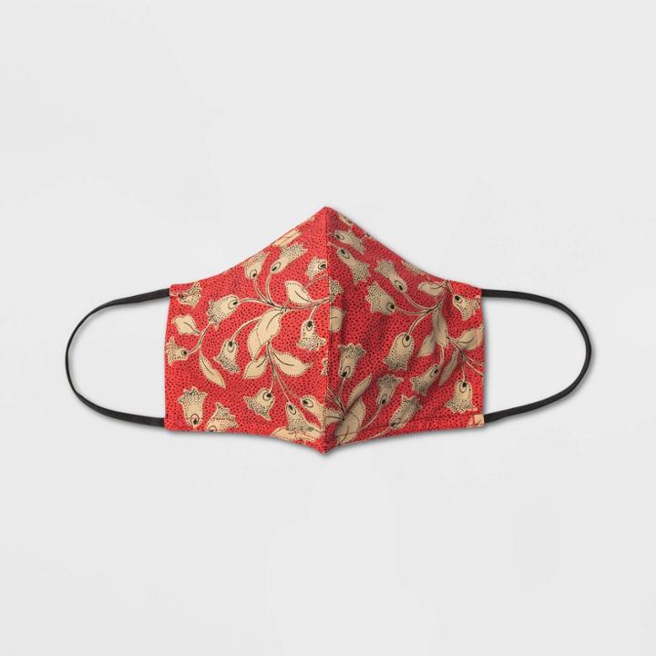 Women's Floral Mask - Who What Wear Red