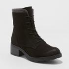 Women's Dez Lace Up Winter Boots - Mossimo Supply Co. Black