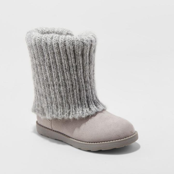 Girls' Orinda Fashion Boots - Cat & Jack Gray