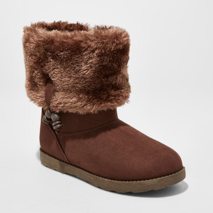 Girls' Heidi Fashion Boots - Cat & Jack Brown