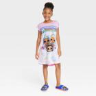 L.o.l. Surprise! Girls' Lol Surprise Nightgown With Slippers - Pink/white
