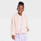 Girls' Faux Fur Jacket - Cat & Jack Light Peach