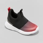 Toddler Slip-on Gray Apparel Sneakers - Cat & Jack Black