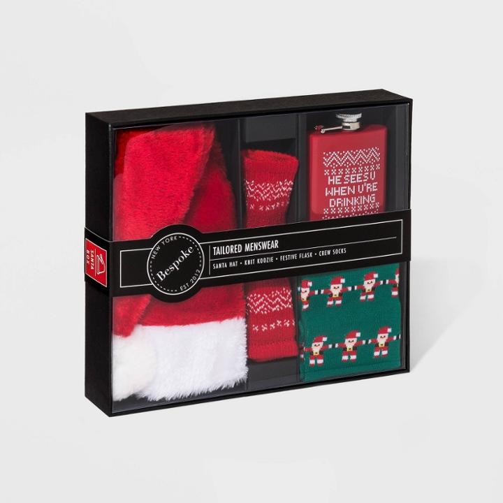 Bespoke 2112 Men's Holiday Gifting Travel Accessory Set - Red, Men's,