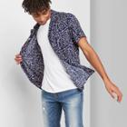 Men's Printed Short Sleeve Button-down Shirt - Original Use - Bahama Shore S, Men's, Size: