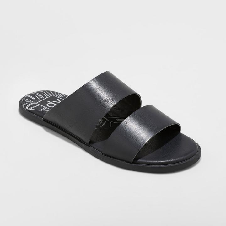Dv Brand Women's Dv Kylisa Two Band Slide Sandal - Black