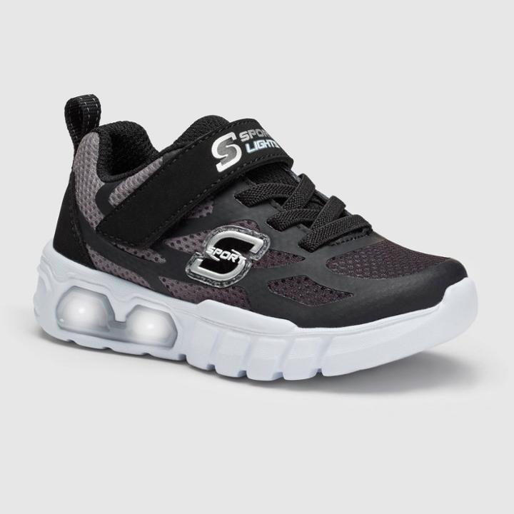 Toddler Boys' S Sport By Skechers Sylis Light Up Sneakers - Black