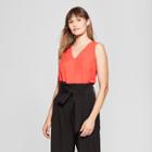 Target Women's V-neck Tank - A New Day Red