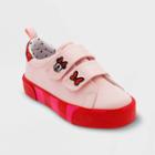 Mickey Mouse & Friends Girls' Disney Minnie Mouse Sneakers - Pink 7 - Disney