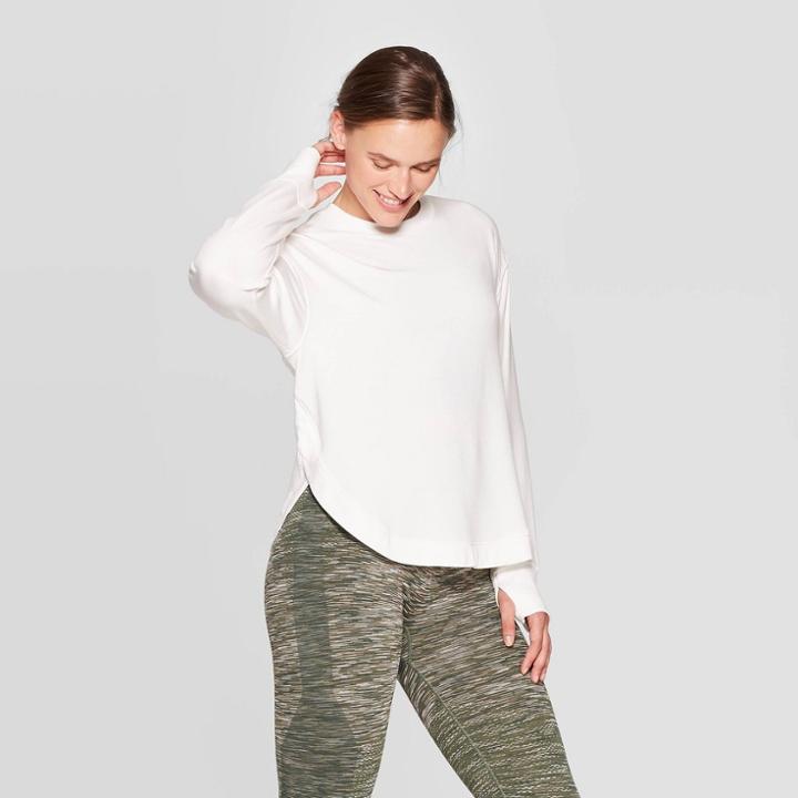 Women's Cozy Curved Hem Sweatshirt - Joylab