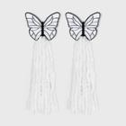 Sugarfix By Baublebar Butterfly Tassel Drop Earrings - White