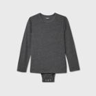 Boys' Adaptive Long Sleeve Adjustable Bodysuit - Cat & Jack Gray