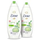 Dove Beauty Dove Go Fresh Cucumber & Green Tea Body Wash Twin Pack