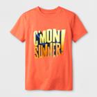 Boys' Summer Graphic Short Sleeve T-shirt - Cat & Jack Orange