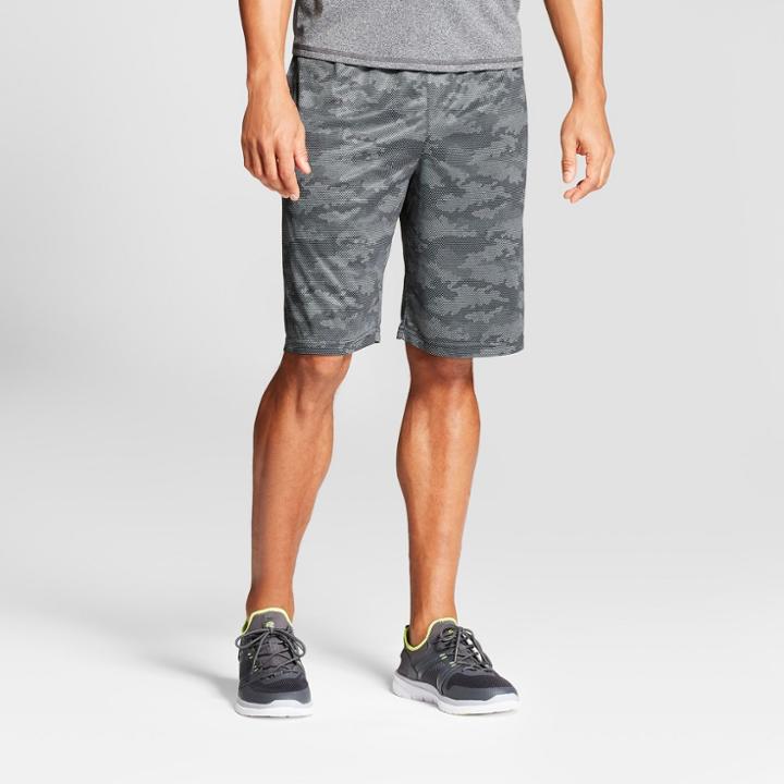 Men's Camo Print Circuit Shorts - C9 Champion Gray