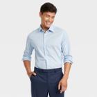 Men's Standard Fit Performance Dress Long Sleeve Button-down Shirt - Goodfellow & Co