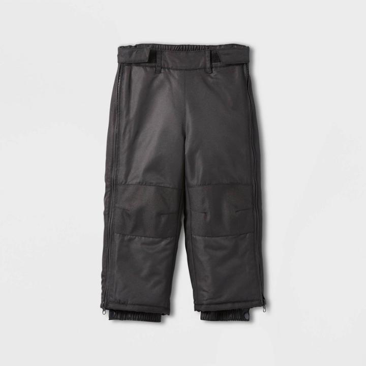 Toddler Adaptive Snow Pants - Cat & Jack Black