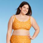Women's Plus Size Bikini Top - Kona Sol Yellow Dot Print
