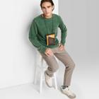 Adult Relaxed Fit Long Sleeve Pocket T-shirt - Original Use Green