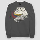 Men's Star Wars Long Sleeve Pullover Sweater - Rich Charcoal