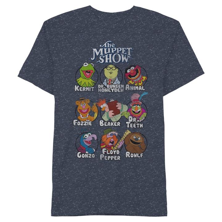 The Muppets Men's Nine Box Muppets Navy