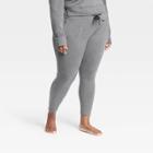 Women's Plus Size Modal Tapered Joggers - All In Motion Charcoal Gray