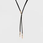 Target Women's Necklace Adjustable Bolo With Simulated Faux