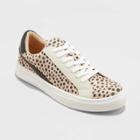 Women's Brittin Lace Up Leopard Print Sneakers - Universal Thread Brown