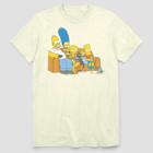 Men's Fox Simpsons Family Couch Short Sleeve Graphic T-shirt - White