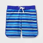 Plusboys' Striped Swim Shorts - Art Class Blue