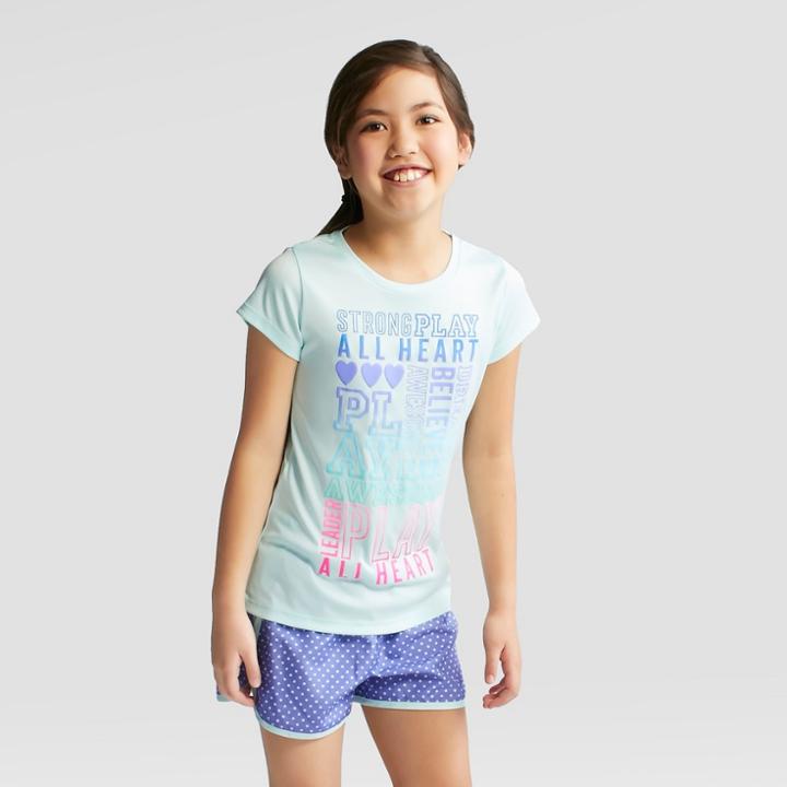 Girls' Believe Graphic Tech T-shirt - C9 Champion