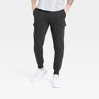 All In Motion Men's Cotton Fleece Cargo Jogger Pants - All In
