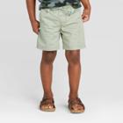 Toddler Boys' Twill Pull-on Shorts - Cat & Jack Green12m, Toddler Boy's