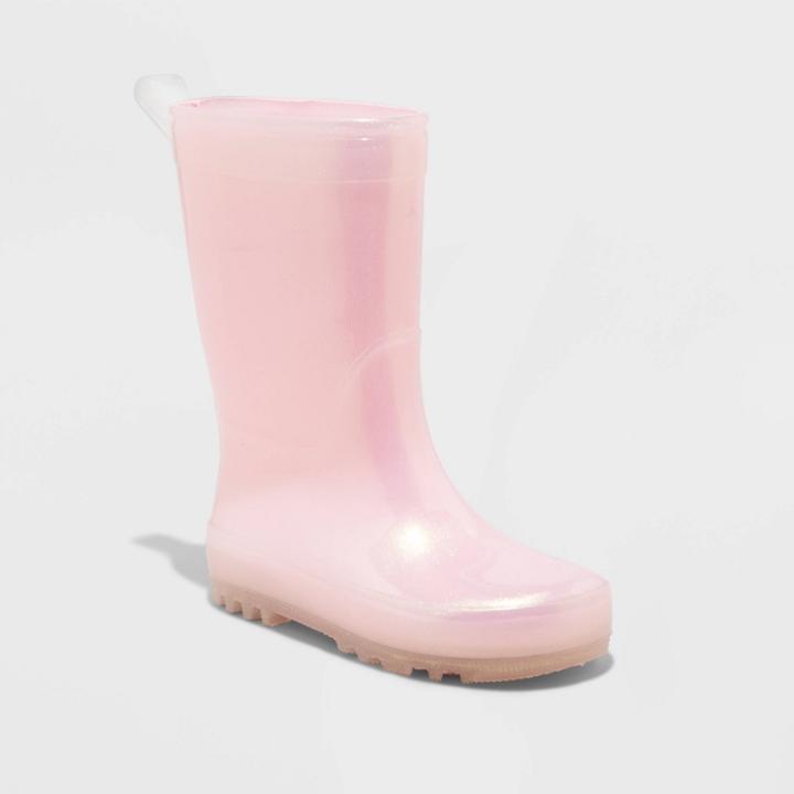 Toddler Girls' Sadie Rain Boots - Cat & Jack Pink