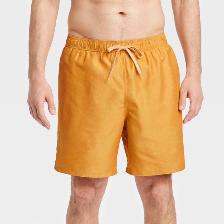 Men's 7 Swim Trunks - Goodfellow & Co Yellow