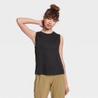 Women's Open Back Tank Top - All In Motion Black