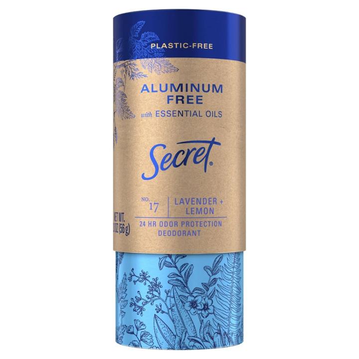 Secret Sustainable Packaging Women's Deodorant With Essential Oils Lavender &