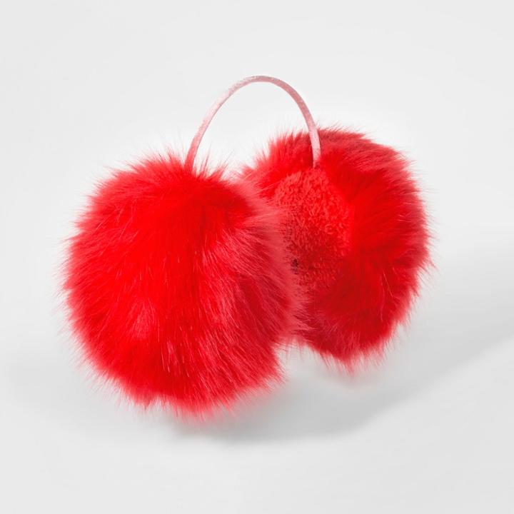 Girls' Faux Fur Earmuffs - Cat & Jack Yellow