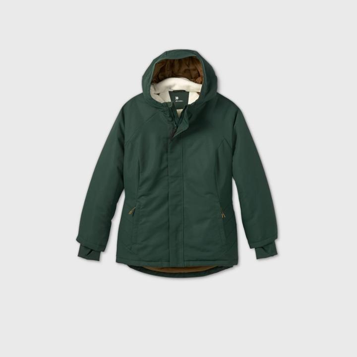 Women's Plus Size Cold Weather Jacket - All In Motion Dark Green