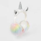 Girls' Unicorn Earmuffs - Cat & Jack White One Size, Girl's