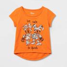 Toddler Girls' Minnie Mouse Solid T-shirt - Orange