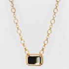 Ombre Effect Stone Collar Necklace - A New Day Black