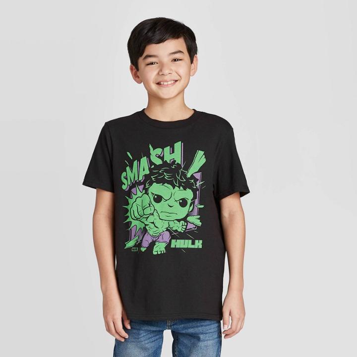 Boys' Marvel The Avengers Hulk T-shirt - Green
