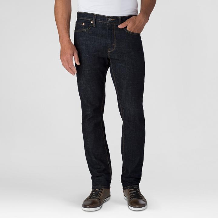 Denizen From Levi's Men's 232 Slim Straight Fit Jeans - Bushwick 38x30, Blue/black
