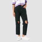 Denizen From Levi's Women's Ultra-high Rise Straight Cropped Jeans - Queen Of Hearts