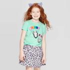 Girls' Short Sleeve Parachuting Panda Graphic T-shirt - Cat & Jack